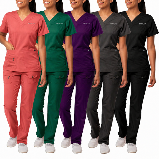 Spoiled Nursing Scrub Set