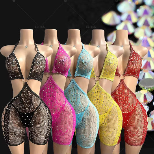 Midnight Glam Mesh Set